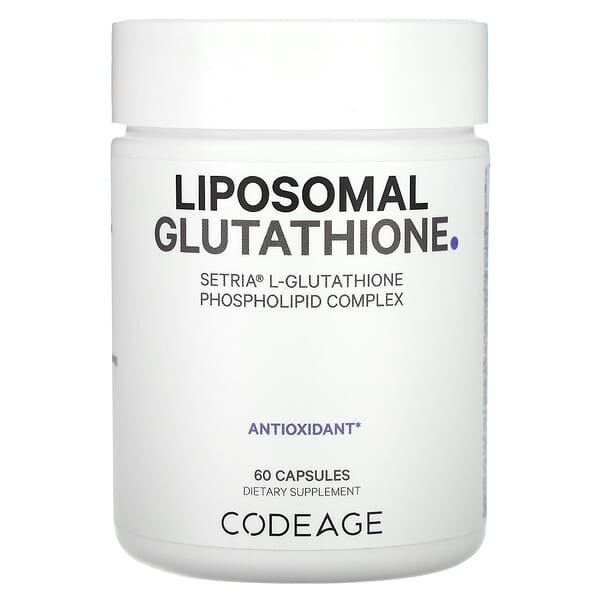 Glutathione (Liposomal) aids detoxification, supports immunity, and maintains cellular health. Its liposomal form ensures optimal absorption. It's beneficial for combating oxidative stress, improving liver health, and enhancing natural defense mechanisms.