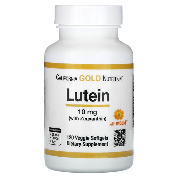 Lutein with zeaxanthin is a potent antioxidant that promotes eye and skin health, reduces risk of macular degeneration, cataracts, and skin cancer. It enhances brain function, has anti-inflammatory properties, and supports heart health.