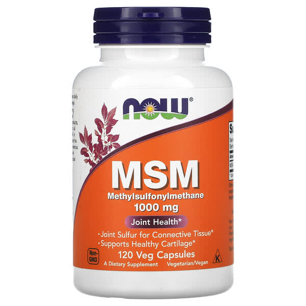 Methylsulfonylmethane (MSM) is a natural compound with anti-inflammatory properties that reduce joint pain and swelling. It promotes healthy skin, hair, and nails, aids in muscle recovery, supports immune function, and improves flexibility and mobility.